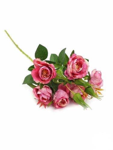 Bokros rózsaág - antik pink