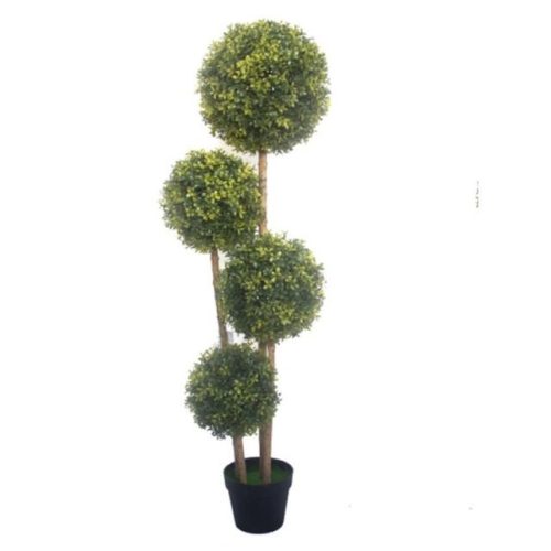 Buxus gömbfa cserepes műnövény (min. 2 db)