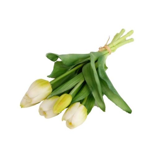 Gumi tulipán csokor 5 szálas 30 cm, több színben