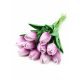 Gumi tulipán 10 szálas csokor - lila